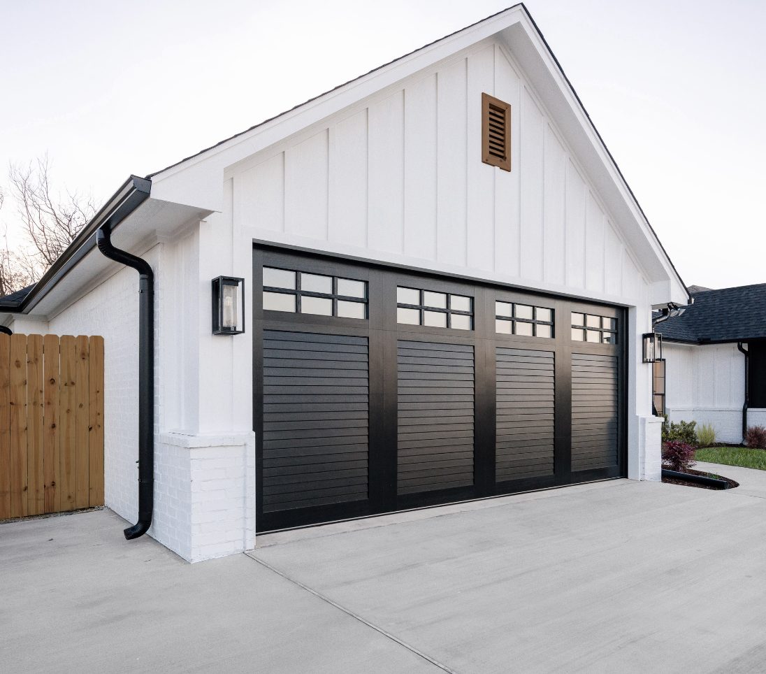New garage door installation